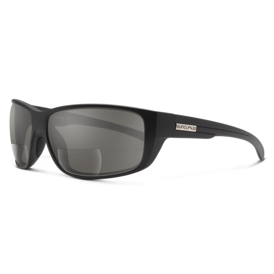 Milestone Reader - +2.50 - Matte Black/Polarized Grey