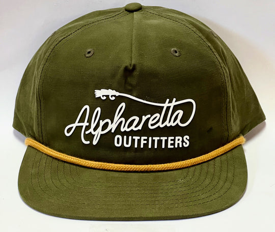 AO Loden Rope Hat w/ Silicone Script