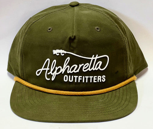 AO Loden Rope Hat w/ Silicone Script