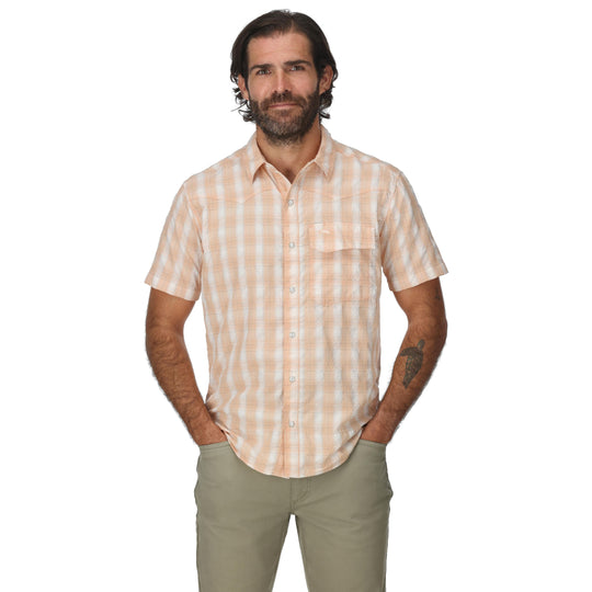 Simms Men's Big Sky SS Shirt White Starfish Image 02