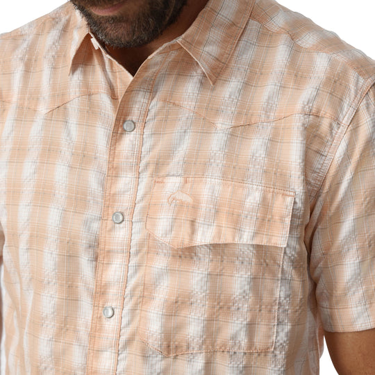 Simms Men's Big Sky SS Shirt White Starfish Image 04