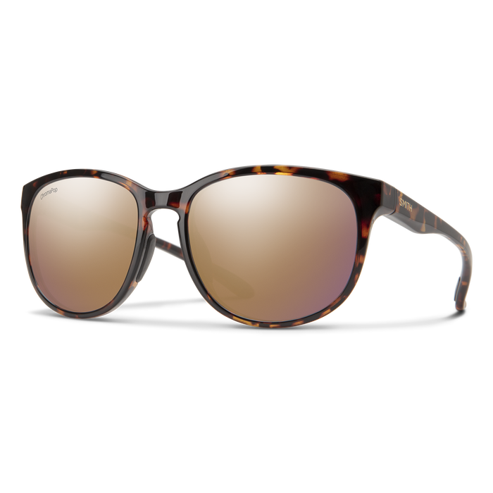 Smith Lake Shasta - Tortoise ChromaPop Polarized Rose Gold Mirror