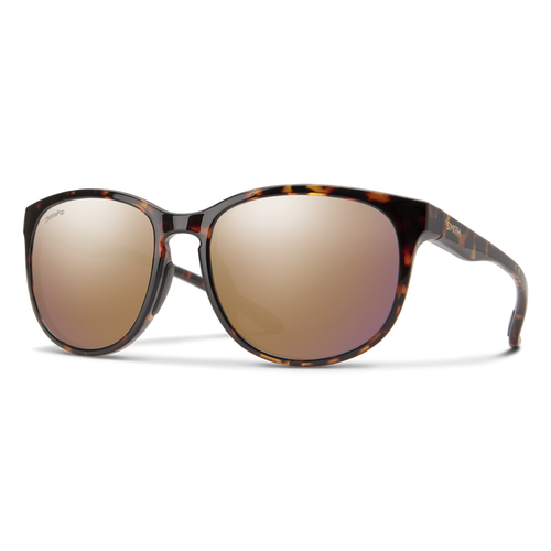 Smith Lake Shasta - Tortoise ChromaPop Polarized Rose Gold Mirror