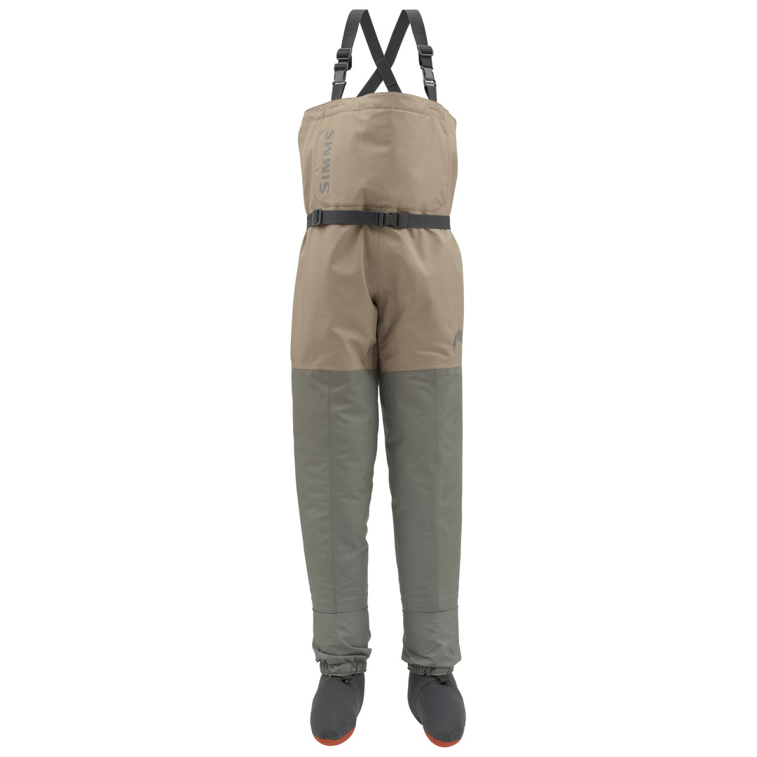 Simms Kid's Tributary Stockingfoot Wader Tan Image 01