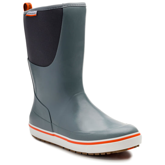 Grundens Men's 12 Inch Deck Boot Monument Grey Image 01