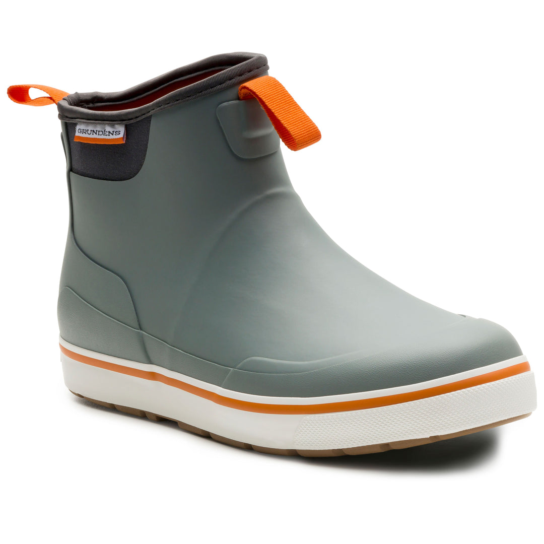 Grundens Men's Deck-Boss Ankle Boot Monument Grey Image 01