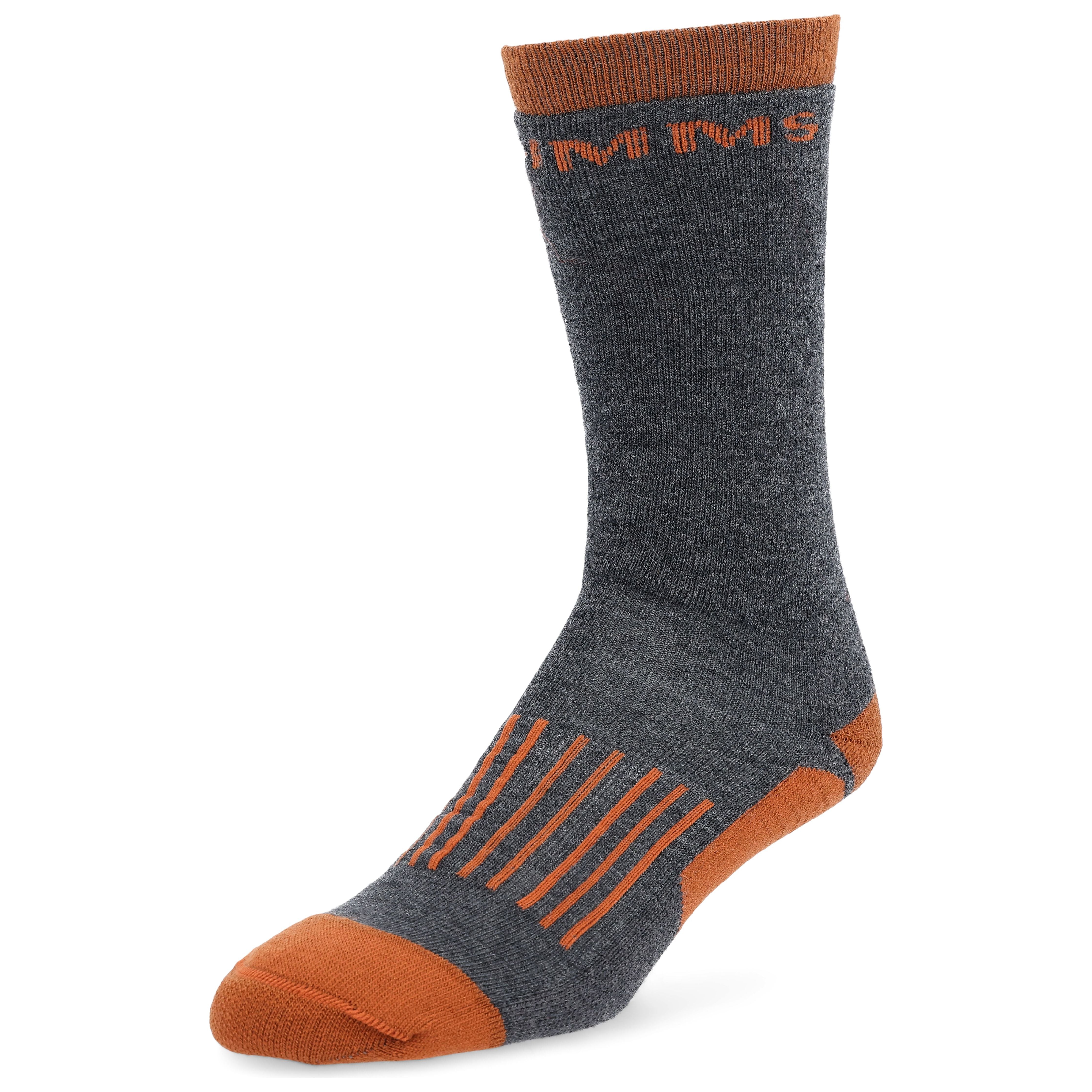 Simms Men's Merino Midweight Hiker Sock Flame Image 01