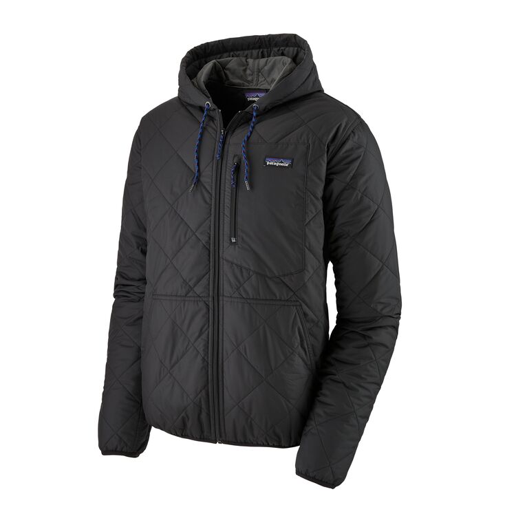 Men' Diamond Quilted Bomber Hoody