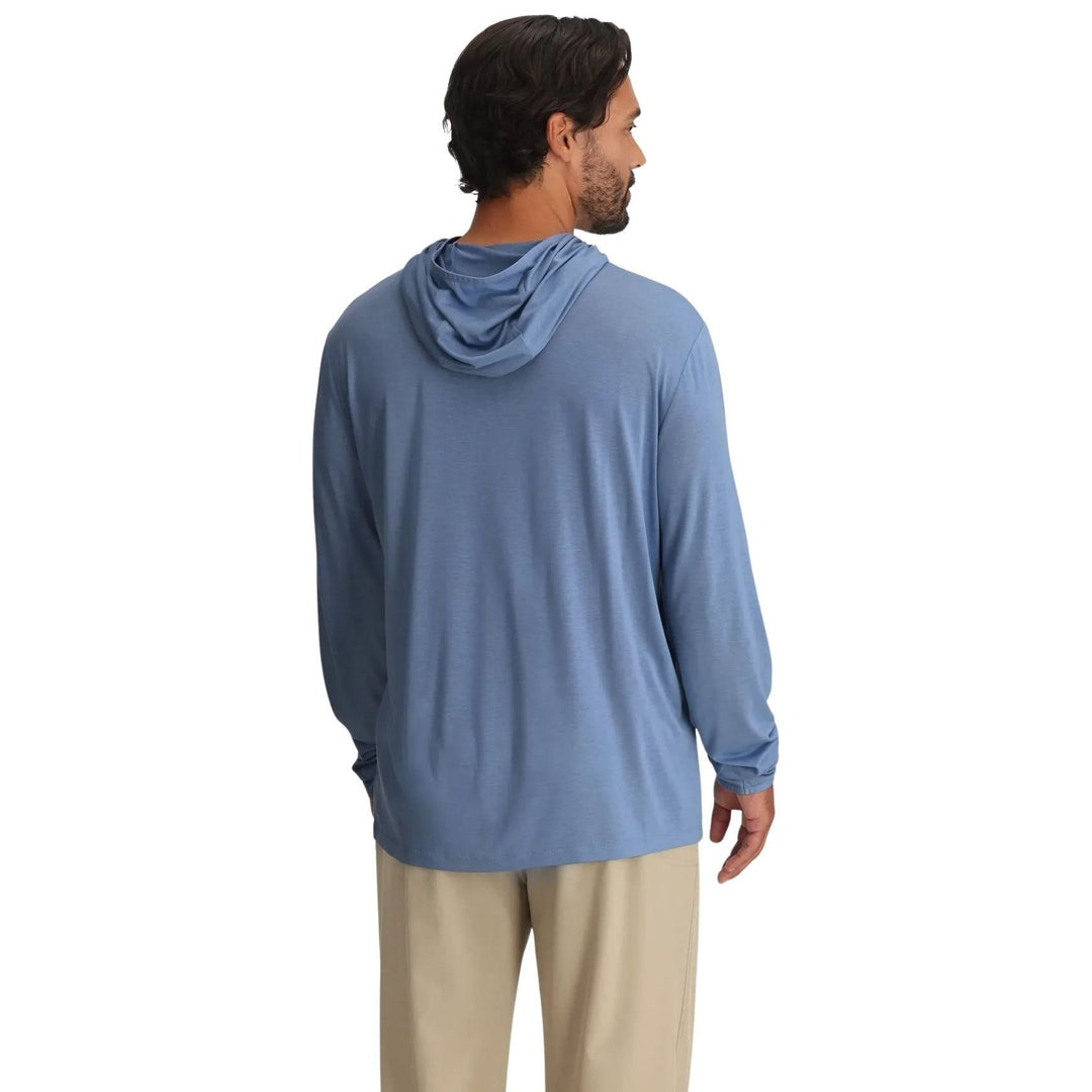 Free Fly Men's Bamboo Lightweight Hoodie Last Light Image 02