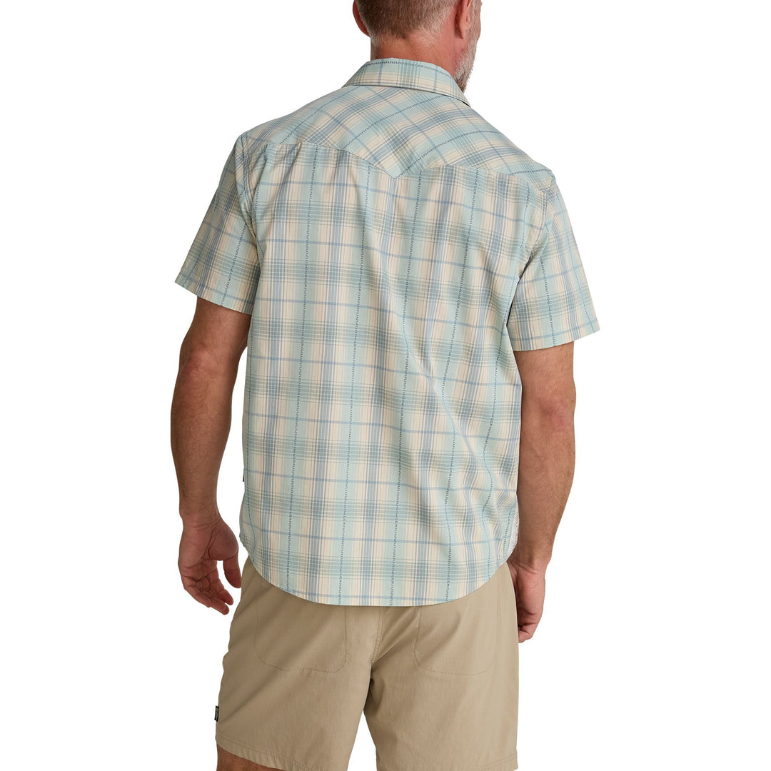 Howler Brothers H Bar B Snapshirt Prairie Plaid : Seafoam Image 07
