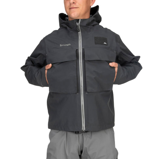 Simms Men's Guide Classic Jacket Carbon Image 09