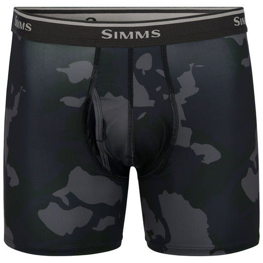 Simms Mens Boxer Briefs Regiment Camo Carbon 01