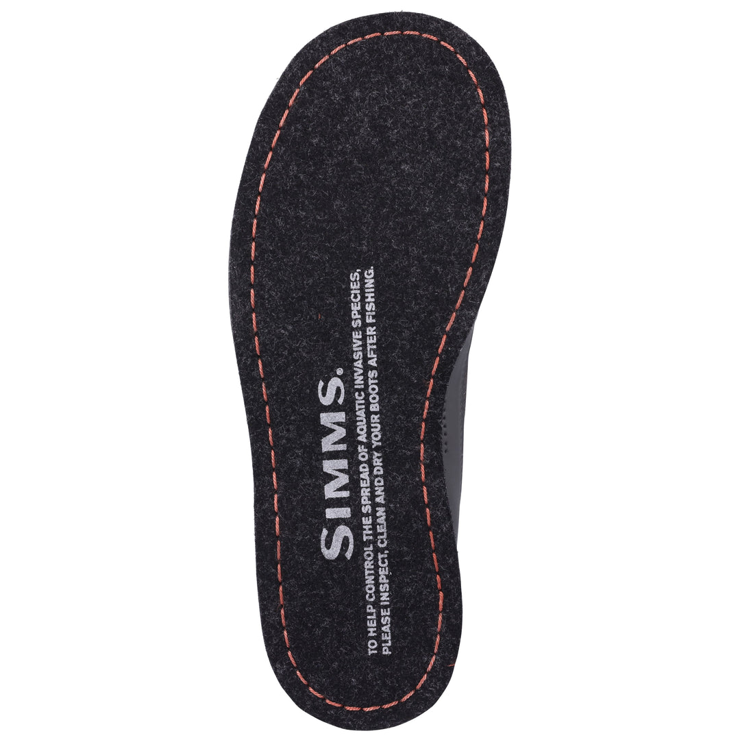 Simms Tributary Boot Felt Sole Basalt 05