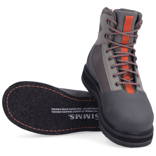 Simms Tributary Boot Felt Sole Basalt 32