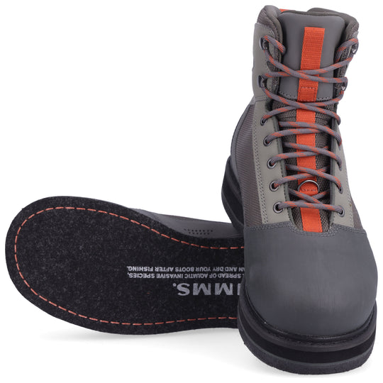 Simms Tributary Boot Felt Sole Basalt 33