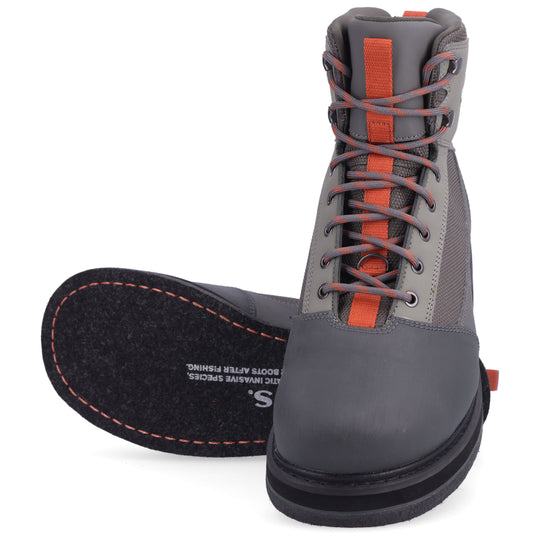 Simms Tributary Boot Felt Sole Basalt 35