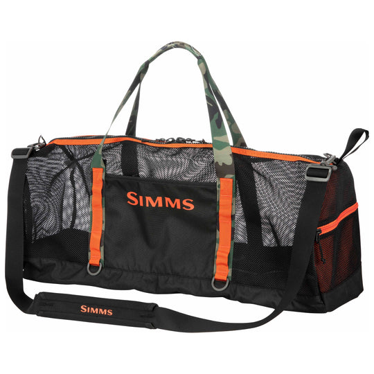 Simms Challenger Mesh Duffel - 60L Black Image 02