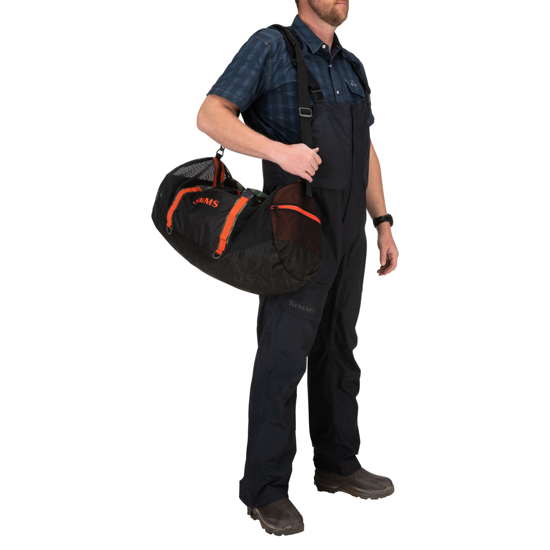 Simms Challenger Mesh Duffel - 60L Black Image 04