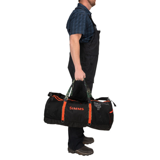 Simms Challenger Mesh Duffel - 60L Black Image 06
