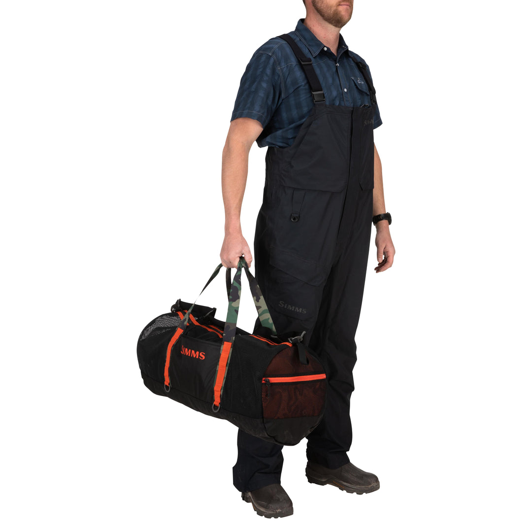 Simms Challenger Mesh Duffel - 60L Black Image 07