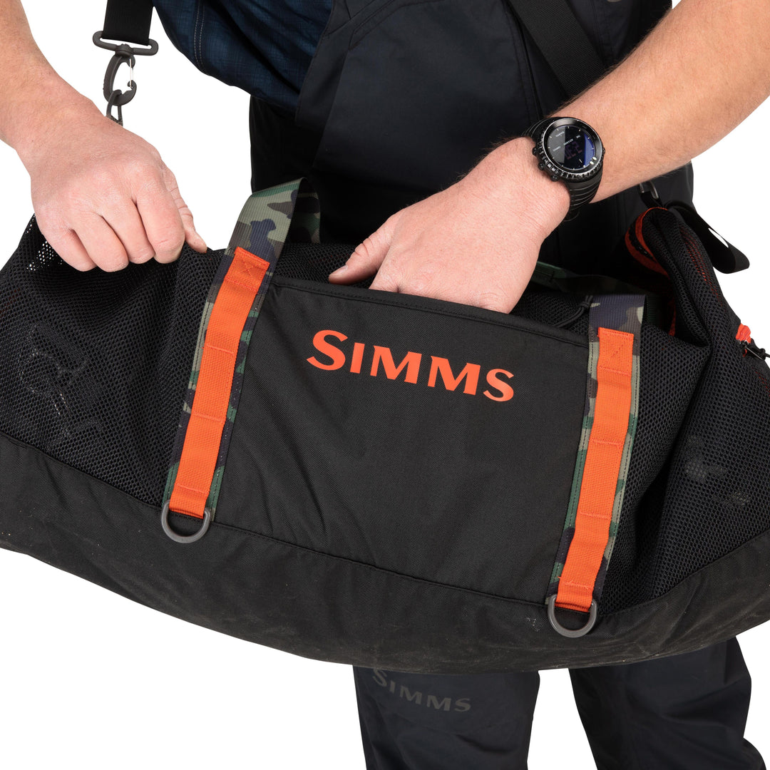 Simms Challenger Mesh Duffel - 60L Black Image 08
