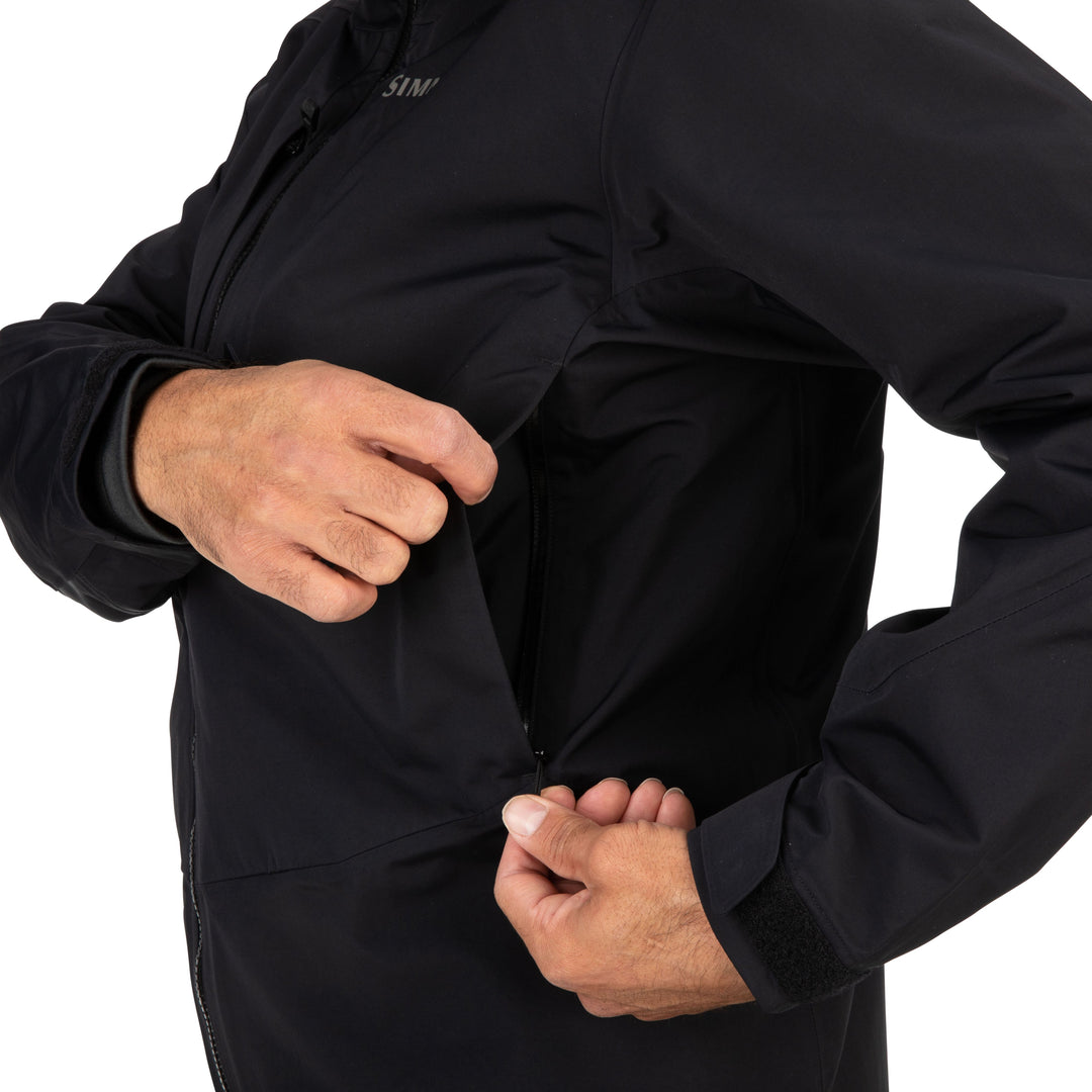 Simms Men's Freestone Jacket Black Image 10