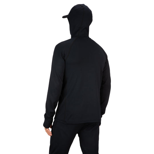 Simms Men's Heavyweight Baselayer Hoody Black Image 04
