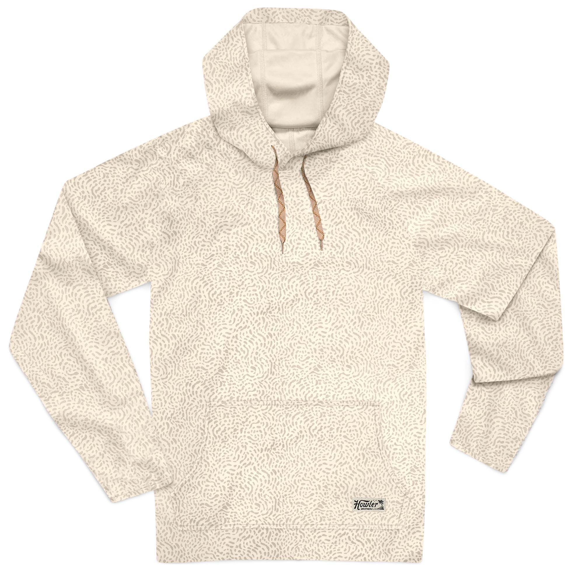 Howler Brothers Loggerhead Hoodie Pond Patterns : Bone Image 01