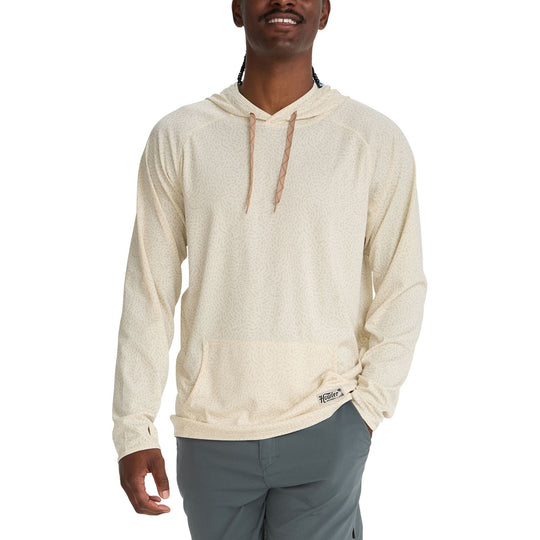 Howler Brothers Loggerhead Hoodie Pond Patterns : Bone Image 04