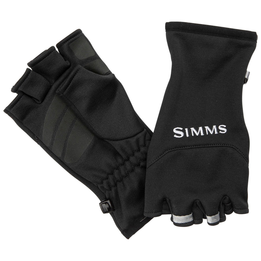 Simms Freestone Half-Finger Glove Black Image 01