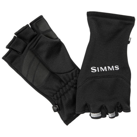 Simms Freestone Half-Finger Glove Black Image 01