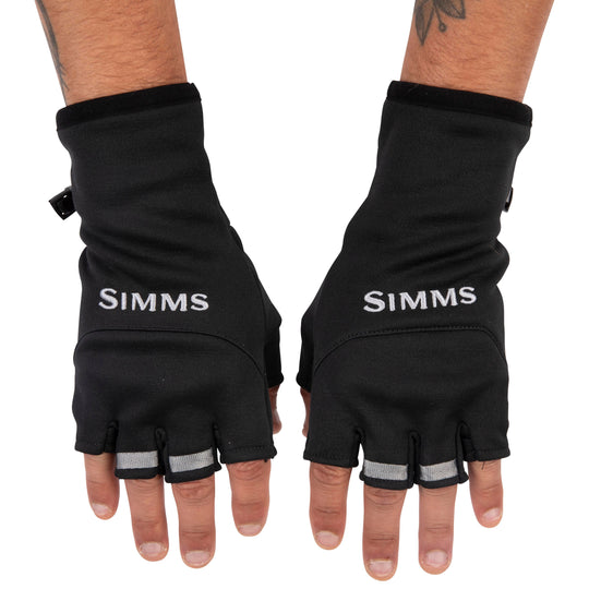 Simms Freestone Half-Finger Glove Black Image 02