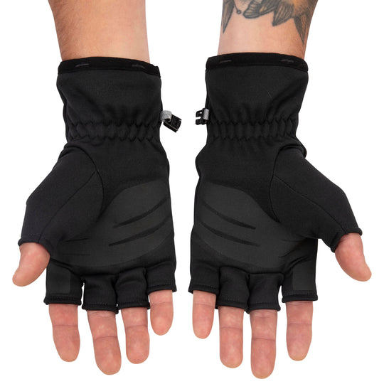 Simms Freestone Half-Finger Glove Black Image 05