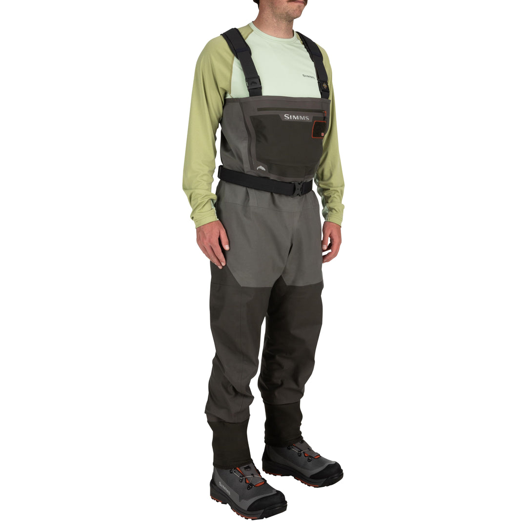 Simms Men's G3 Guide Stockingfoot Gunmetal Image 02