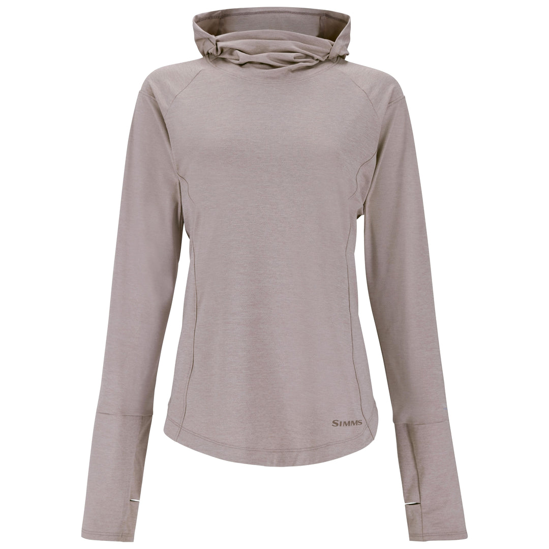 Simms Women's SolarFlex Cooling Hoody Heron Image 01