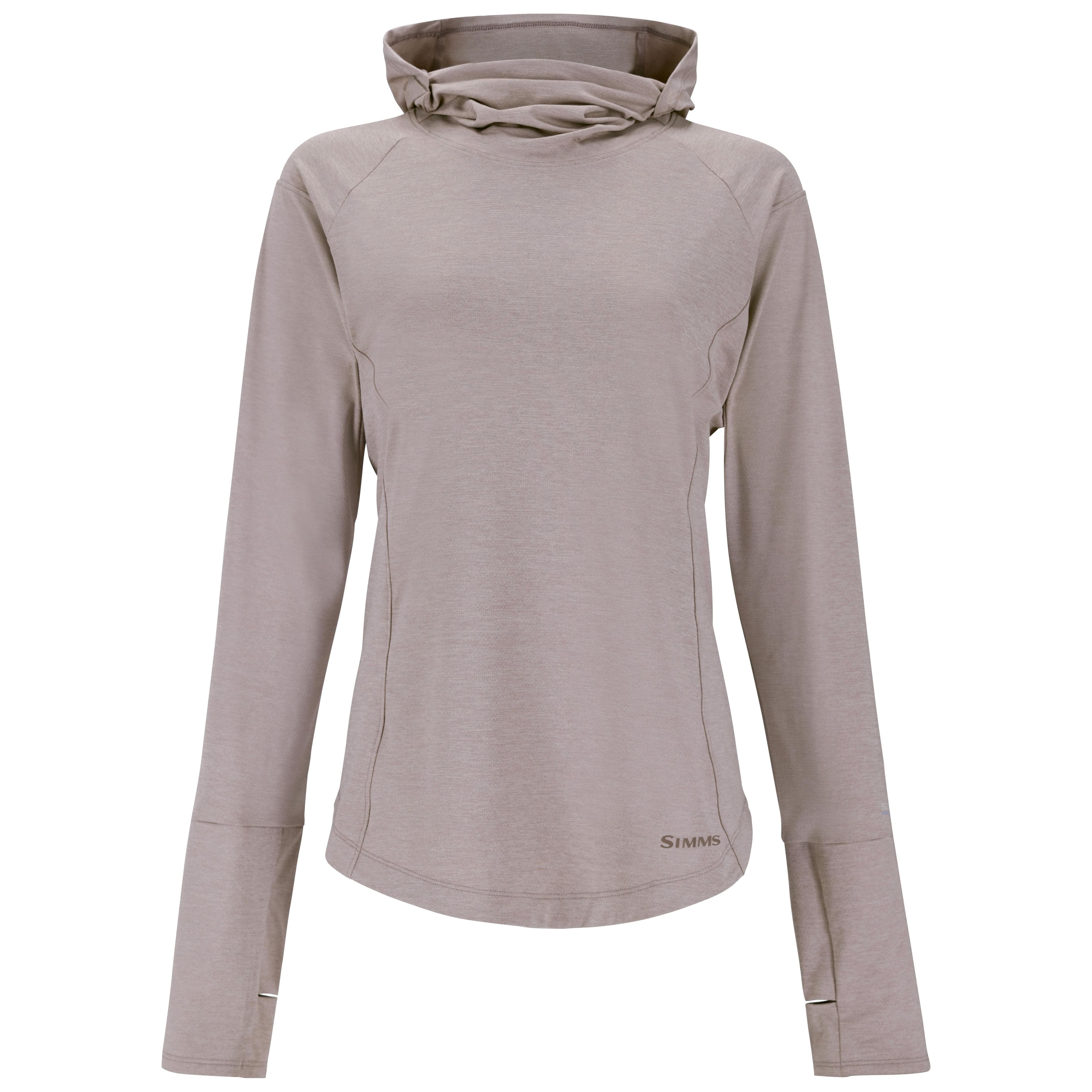 Simms Women's SolarFlex Cooling Hoody Heron Image 01