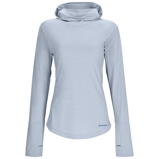 Simms Women's SolarFlex Cooling Hoody Steel Blue Image 01