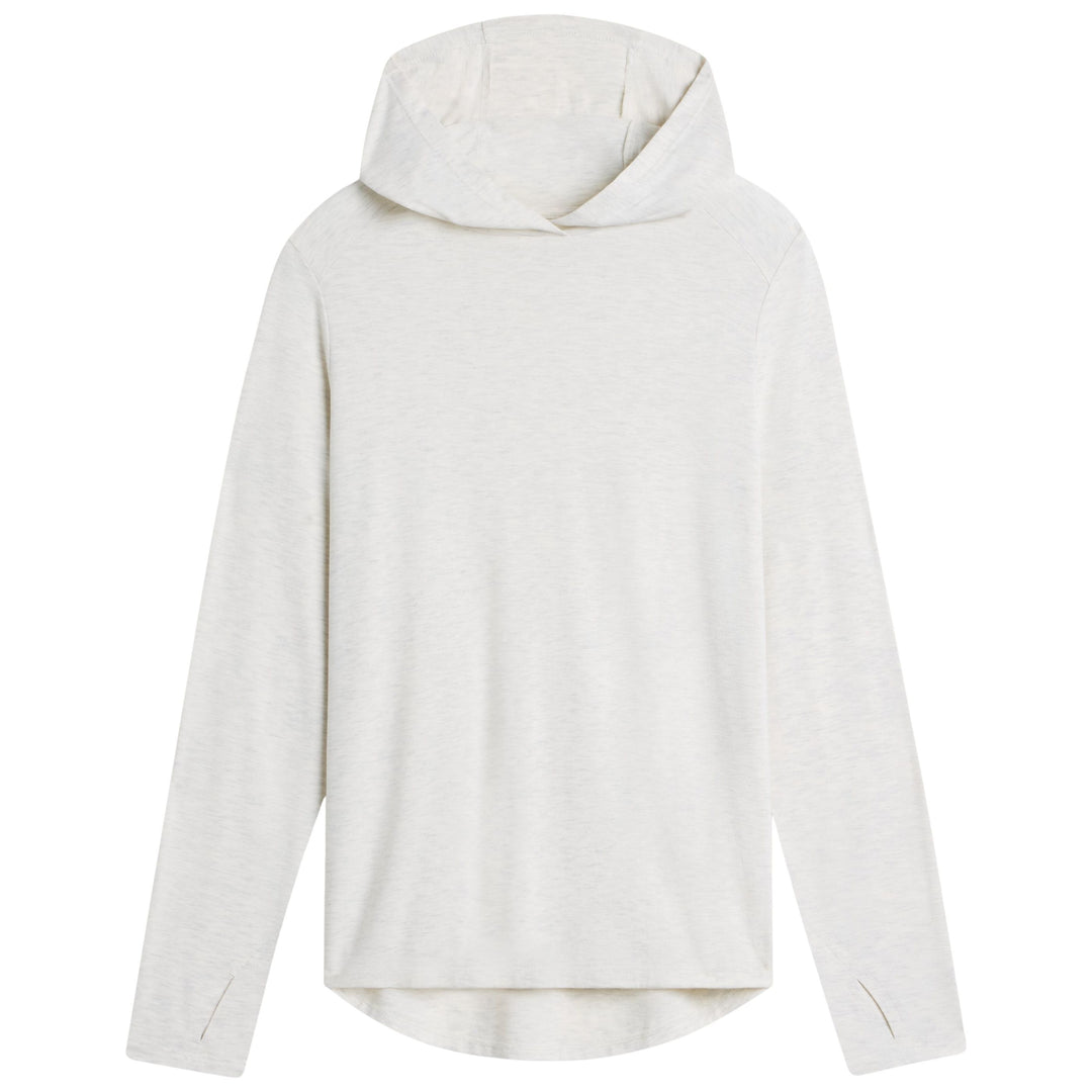 Free Fly Women's Bamboo Shade Hoodie II Off White Heather Image 01