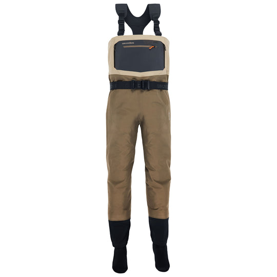 Grundens Men's Boundary Stockingfoot Wader Stone / Otter Image 01