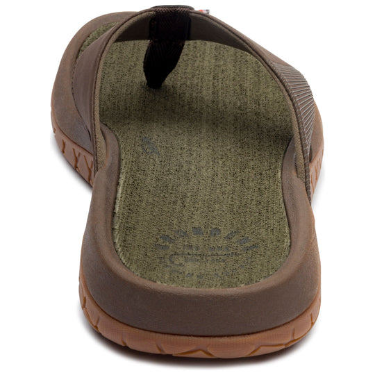 Grundens Men's Fishfinder Sandal Dark Brown Image 04