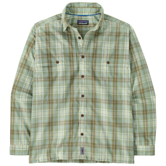 Patagonia Men's Long-Sleeved Island Hopper Shirt Longshore: Lichen Green