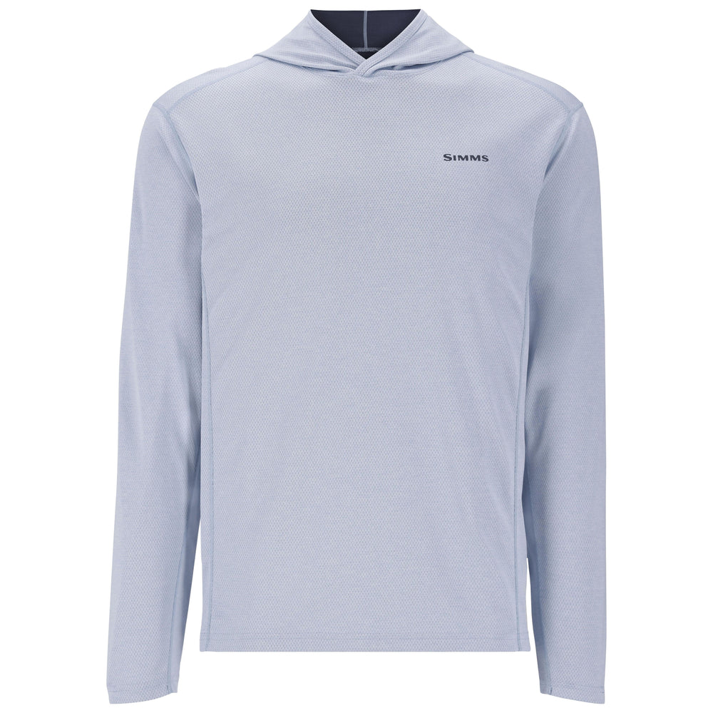 Simms Men's BugStopper Hoody Steel Blue Heather Image 01
