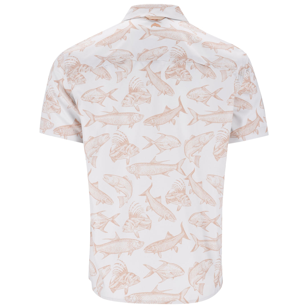 Simms Men's Challenger SS Shirt Saltwater Cloud Image 02