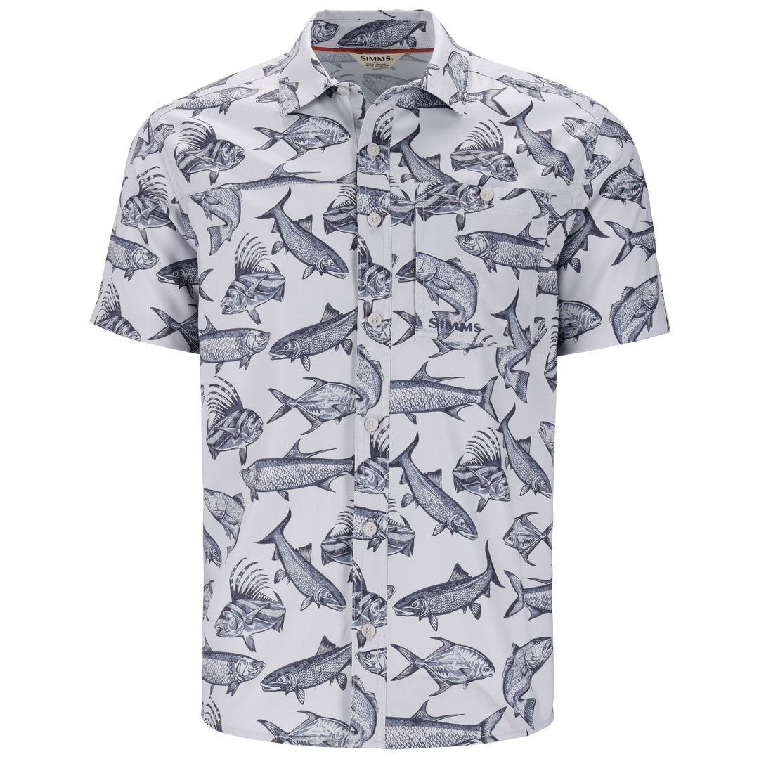 Simms Men's Challenger SS Shirt Saltwater Sterling Image 01