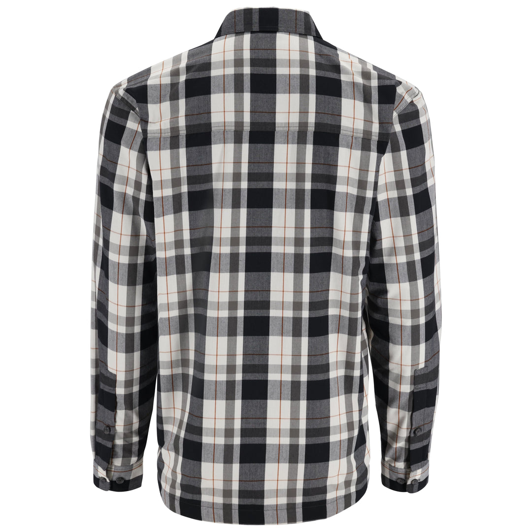 Simms Coldweather LS Shirt Gunmetal Logan Plaid Image 02