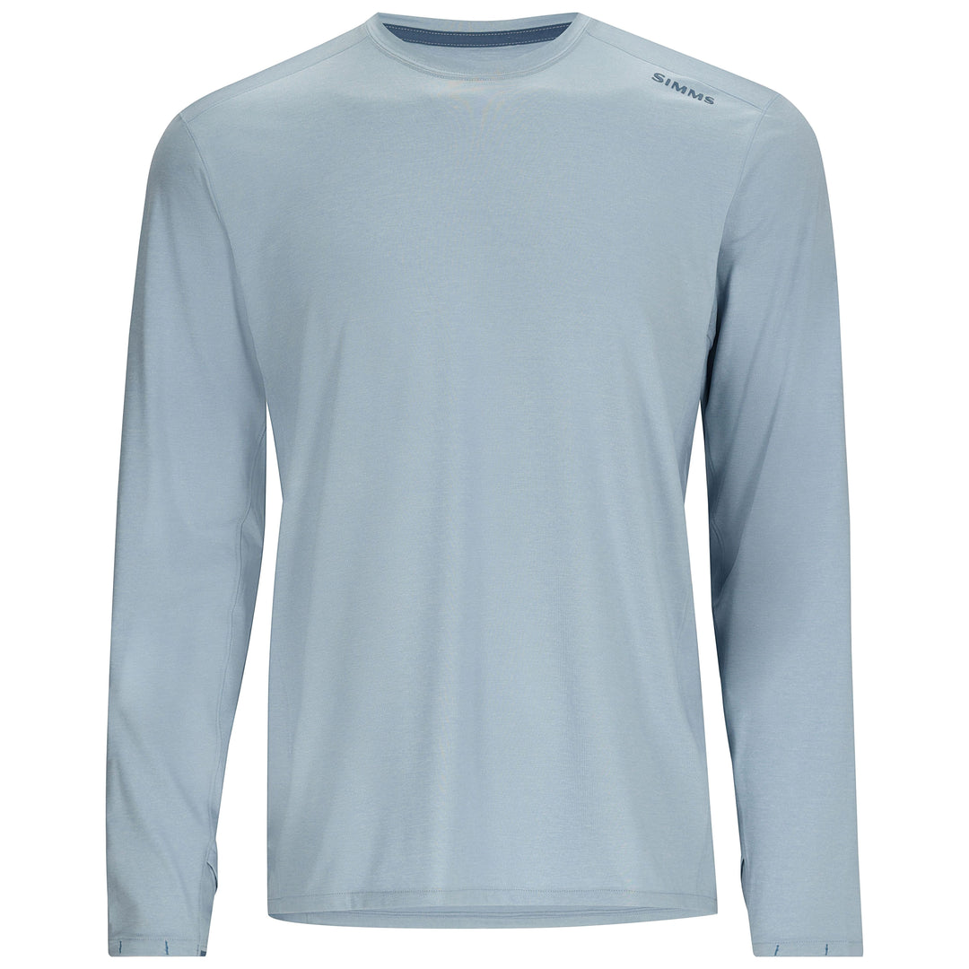 Simms SolarFlex Crew Steel Blue Heather Image 01