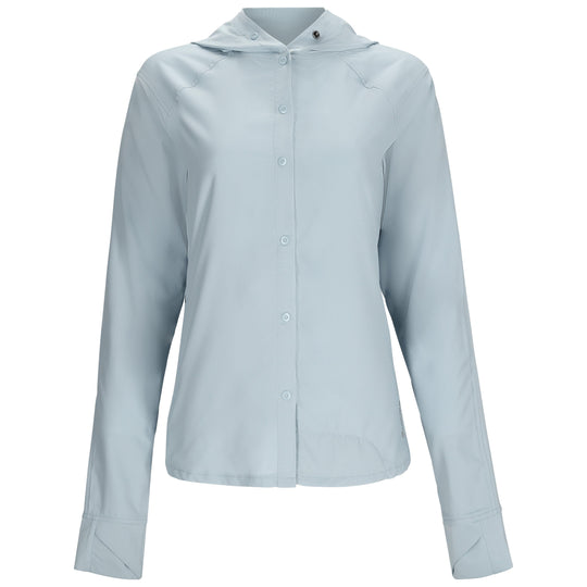 Simms Women's BiComp LS Hoody Steel Blue Image 01