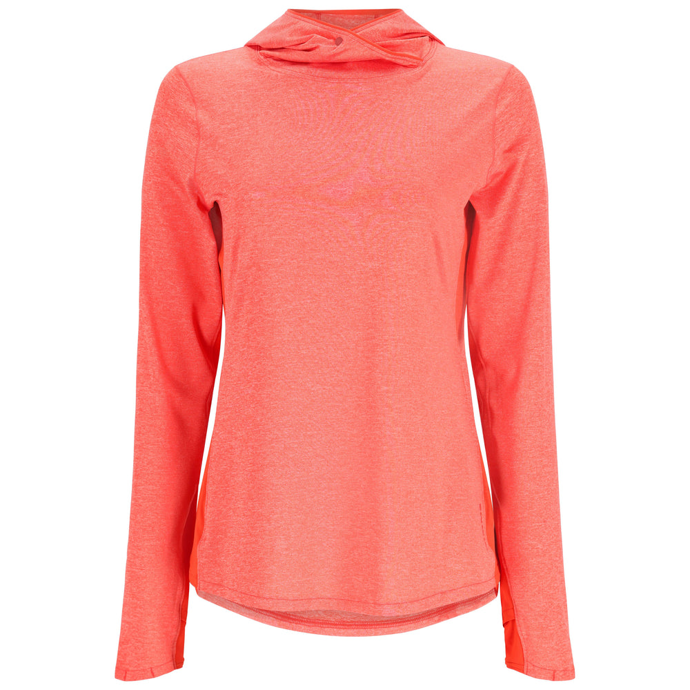 Simms Women's SolarFlex Hoody Watermelon Heather Image 01