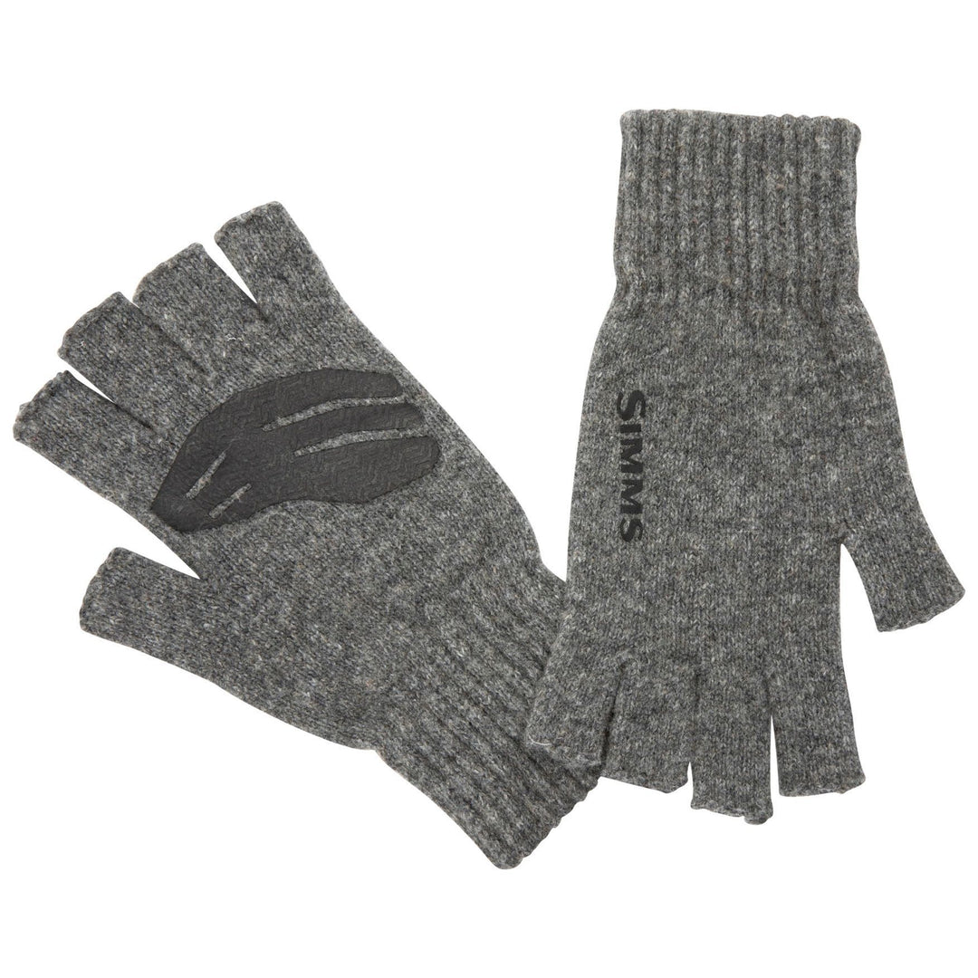 Simms Wool Half-Finger Glove Steel Image 01
