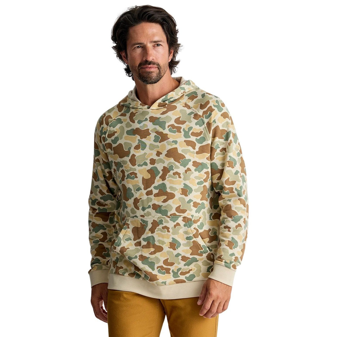 Free Fly Men's Bamboo Lightweight Fleece Hoodie Vintage Camo Image 01